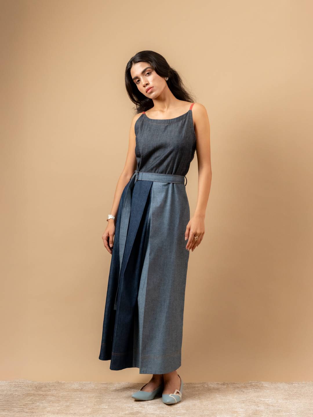 Louisa Upcycled Denim Dress